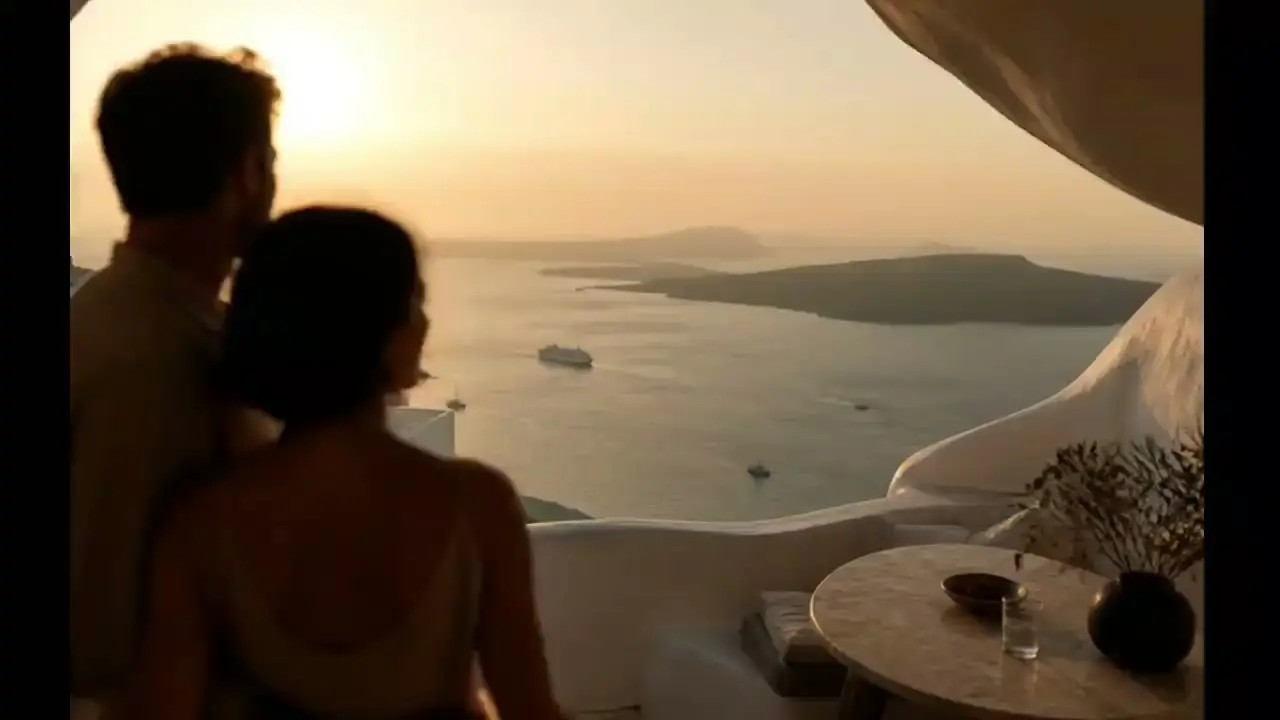 Santorini caldera views filmed by BY SANTORINIANS