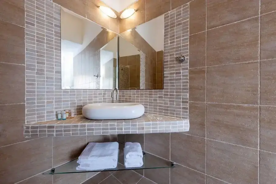 Private bathroom at Black Gem Villa
